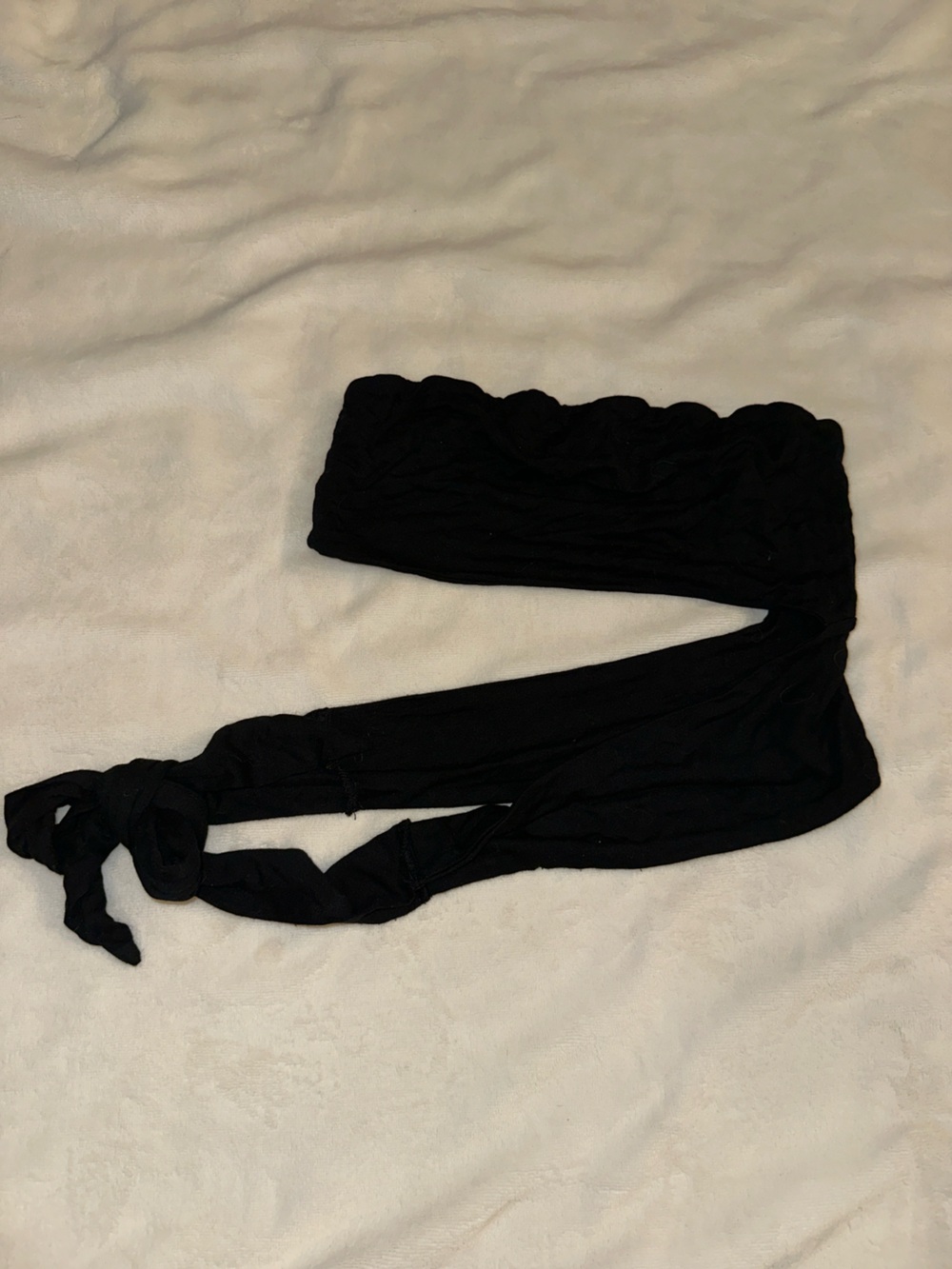 Fashion Nova Black Strapless Crop Top